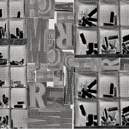Дизайнерские обои "Typographs kegl"